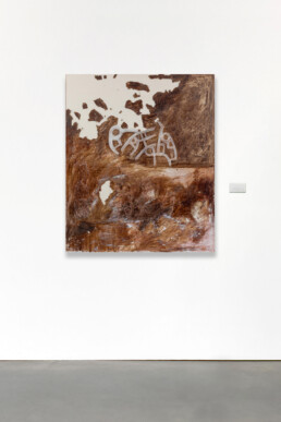 Il Labirinto 1990 tecnica mista su tela / mixed media on canvas 120×100 cm