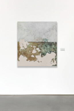 La Città 1990-1991 tecnica mista su tela / mixed media on canvas 90×80cm