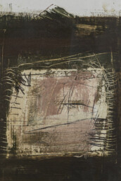 Luce interrata, 1999, tecnica mista su carta / mixed media on paper, 37 x 23 cm