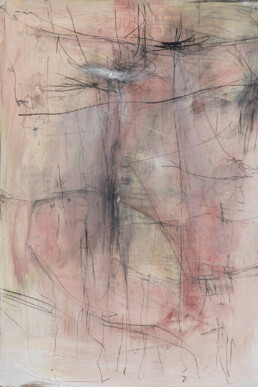 Rivelazione portale, 1998, tecnica mista su tavola / mixed media on board, 60 x 55 cm