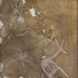 Sei memorie 1991 tecnica mista 1 / mixed media 32×32 cm