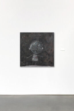 Il Comandante 1994 tecnica mista su tela / mixed media on canvas 89×76cm