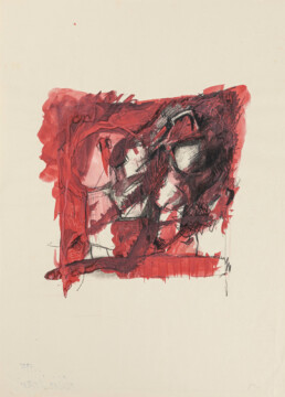Riflessione 1994 tempera su carta / tempera on paper 56×42 cm
